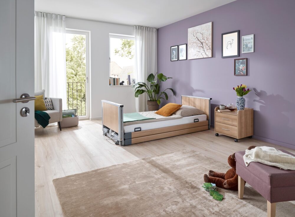 Miet-Niederflurbett Lenus