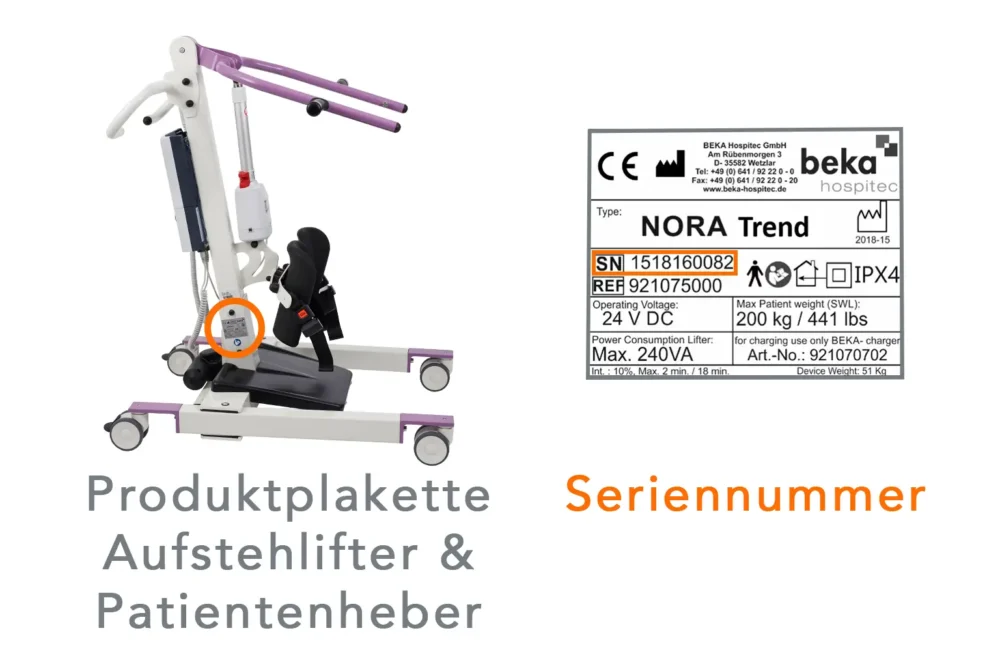 Ersatzteile Aufstehlifter / Patientenheber
